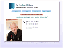 Tablet Screenshot of drhoefner.de